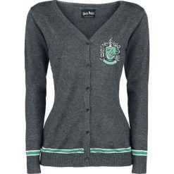 Kardigany damskie: Harry Potter Slytherin Crest Kardigan damski odcienie szarego