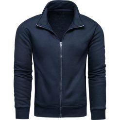 Bluza męska granatowa z stójką Recea. Bluzy męskie Recea, xl, bez wzorów, z bawełny, z kapturem, bez rękawów, z kapturem. Za 79,99 zł.