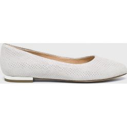 Caprice - Baleriny. Szare baleriny damskie marki Caprice, z materiału. Za 239,90 zł.