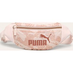 Puma - Nerka. Różowe nerki damskie Puma, w paski, z poliesteru, z nadrukiem, bez dodatków. Za 99,90 zł.