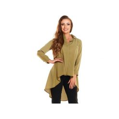 Koszula N015 khaki. Zielone koszule damskie Awama, xl, z poliesteru. Za 149,00 zł.