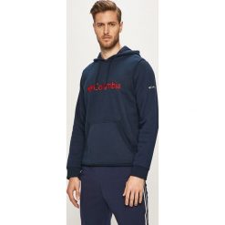 Columbia - Bluza. Niebieskie bluzy męskie Columbia, s, z aplikacjami, z bawełny, z kapturem, bez rękawów, z kapturem. Za 249,90 zł.