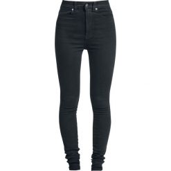 Dr. Denim Moxy Jeansy damskie czarny. Czarne rurki damskie marki Dr.Denim, s, z jeansu, z podwyższonym stanem. Za 199,90 zł.