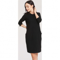 Czarna Sukienka Docility. Czarne sukienki mini damskie marki other, xl, oversize. Za 79,99 zł.