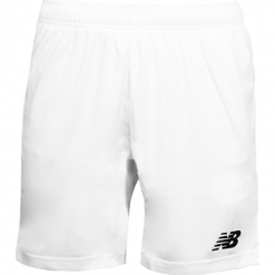 Spodenki treningowe EMS6128WK. Spodenki sportowe męskie New Balance, na jesień, m, bez wzorów, z poliesteru, sportowe, do piłki nożnej. W wyprzedaży za 69,99 zł.