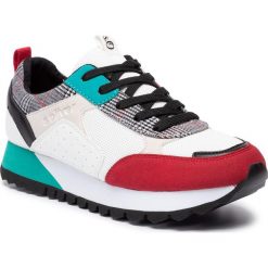 Sneakersy S.OLIVER - 5-23614-33 Red Comb. 598. Białe półbuty damskie S.Oliver, ze skóry ekologicznej. W wyprzedaży za 209,00 zł.