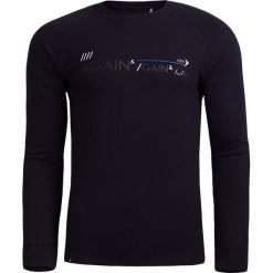 Longsleeve męski TSML600 - czarny - Outhorn. Czarne koszulki męskie Outhorn, na lato, m, bez wzorów, z bawełny, bez kołnierzyka, z długim rękawem, długie. W wyprzedaży za 34,99 zł.