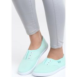 Miętowe Tenisówki From the Inside. Zielone trampki i tenisówki damskie Born2be, bez wzorów, bez zapięcia. Za 34,99 zł.