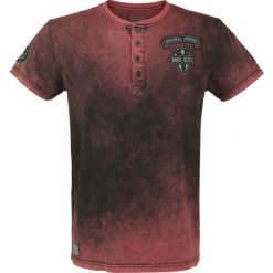 Rock Rebel by EMP Back For More T-Shirt czerwony. Czerwone t-shirty męskie Rock Rebel by EMP, m, z aplikacjami, z okrągłym kołnierzem. Za 99,90 zł.
