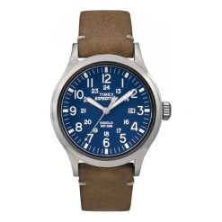 Timex Zegarek Męski Tw4B01800. Szare, analogowe zegarki męskie Timex, z mosiądzu. Za 219,00 zł.