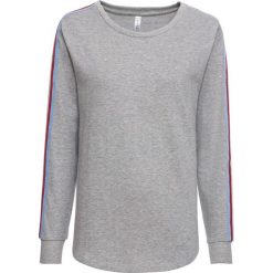 Bluza dresowa bonprix jasnoszary melanż. Szare bluzy damskie bonprix, melanż, z dresówki. Za 74,99 zł.