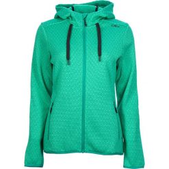 Kurtka polarowa w kolorze zielonym. Zielone bluzy damskie CMP Women, s, bez wzorów, z dzianiny, bez kaptura. W wyprzedaży za 175,95 zł.