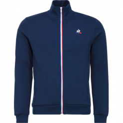 Bluza Le Coq Sportif Essentials Full Zip 1810484. Bluzy męskie le coq sportif, s, bez wzorów, z bawełny, retro, z kontrastowym kołnierzykiem, bez rękawów, bez kaptura. W wyprzedaży za 249,99 zł.