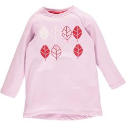 Sukienka "Volta" w kolorze lawendowym. Fioletowe sukienki niemowlęce marki name it girls, z nadrukiem, bez rękawów, midi, proste. W wyprzedaży za 49,95 zł.