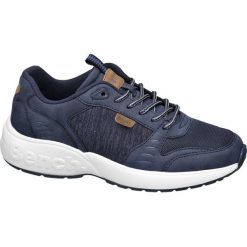 Sneakersy damskie Bench granatowe. Niebieskie sneakersy damskie Bench, z materiału. Za 139,90 zł.