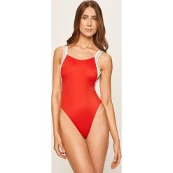 Calvin Klein - Strój kąpielowy. Czarne stroje kąpielowe damskie Calvin Klein, s, z nadrukiem, z elastanu. Za 399,90 zł.
