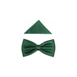 Ciemnozielona szeroka mucha męska B20. Muszki męskie Modini Moda Męska, na co dzień, bez wzorów, z tkaniny, eleganckie. Za 45,00 zł.