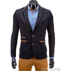 Marynarki męskie: MARYNARKA MĘSKA CASUAL M10 – CZARNA