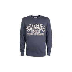 Bluzy Diesel 00SN6T-0WAES / S-Joe-B. Niebieskie bluzy męskie Diesel, s, bez wzorów, bez kołnierzyka, bez rękawów, bez kaptura. Za 199,00 zł.
