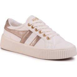 Tenisówki GOLA - Baseline Mark Cox CLB012 Off White/Gold. Brązowe półbuty damskie Gola, z gumy. Za 319,00 zł.