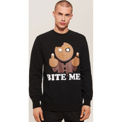 Bluza z piernikiem - Czarny. Czarne bluzy męskie rozpinane marki House, l. Za 79,99 zł.