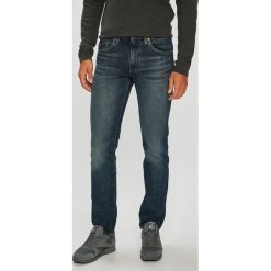 Levi's - Jeansy 511. Brązowe jeansy męskie regular Levi's®, z aplikacjami, z bawełny. W wyprzedaży za 229,90 zł.