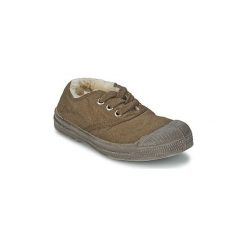 Buty Dziecko Bensimon TENNIS FOURREES. Pomarańczowe trampki dziewczęce Bensimon, bez wzorów, bez zapięcia. Za 125,40 zł.