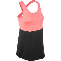 Top sportowy bonprix łososiowy neonowy - czarny. Czerwone topy sportowe damskie bonprix, z okrągłym kołnierzem. Za 37,99 zł.