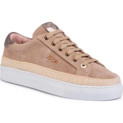 Espadryle JOOP! - Cotone 4140004945 Cappuccino 720. Brązowe espadryle damskie JOOP!, bez wzorów, ze skóry, bez obcasa, na płaskiej podeszwie. W wyprzedaży za 349,00 zł.