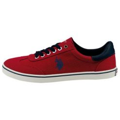 U.S. Polo Assn. Tenisówki Męskie Ted 1 43 Czerwone. Czerwone trampki męskie U.S. Polo Assn., bez wzorów, bez zapięcia. Za 289,00 zł.