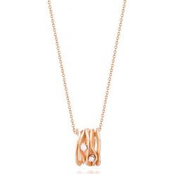RABAT Naszyjnik - złoto 750, Brylant 0,05ct. Żółte naszyjniki męskie W.KRUK, z brylantem, złote. W wyprzedaży za 6503,00 zł.