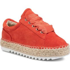 Espadryle BULLBOXER - 155003F5T Coral. Czerwone espadryle damskie Bullboxer, bez wzorów, z tworzywa sztucznego, bez obcasa, na płaskiej podeszwie. W wyprzedaży za 179,00 zł.