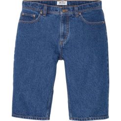 Bermudy dżinsowe Regular Fit bonprix ciemnoniebieski "stone". Niebieskie jeansy męskie bonprix, m, bez wzorów, klasyczne. Za 54,99 zł.
