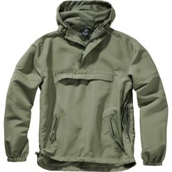Brandit Summer Windbreaker Wiatrówka oliwkowy. Zielone kurtki męskie marki Brandit, xl, bez wzorów, krótkie, bez kaptura. Za 184,90 zł.