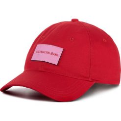Czapka z daszkiem CALVIN KLEIN JEANS - J Institutional Cap W K60K605814 XA9. Czerwone czapki damskie Calvin Klein Jeans, bez wzorów, z bawełny. Za 159,00 zł.