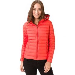 Tommy Hilfiger Essential Kurtka Czerwony Pomarańczowy. Czerwone kurtki damskie TOMMY HILFIGER, s, bez wzorów, z materiału. Za 945,95 zł.