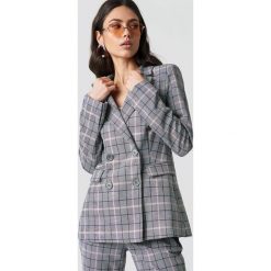 NA-KD Classic Marynarka w kratkę - Grey. Szare marynarki damskie NA-KD Classic, w kratkę. Za 202,95 zł.
