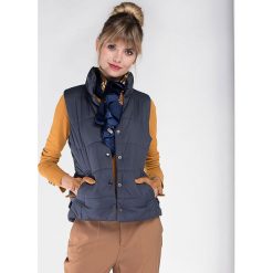 Kamizelka damska. Niebieskie kamizelki damskie Wittchen, na lato, xl, bez wzorów, z poliesteru, sportowe, bez kaptura. W wyprzedaży za 143,92 zł.