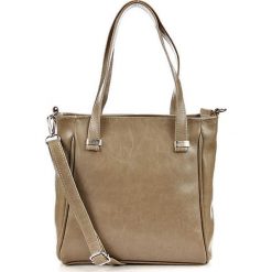 Torebka skórzana cappuccino DAN-A T329 - cappuccino. Torebki klasyczne damskie ze skóry, eleganckie. Za 219,99 zł.