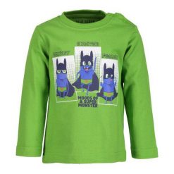 Blue Seven Koszulka Chłopięca 74 Zielony. Niebieskie t-shirty chłopięce marki Blue Seven, z nadrukiem, z bawełny. Za 33,00 zł.