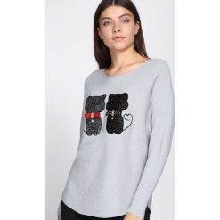 Jasnoszary Sweter See Us. Szare swetry oversize damskie Born2be, l. Za 89,99 zł.