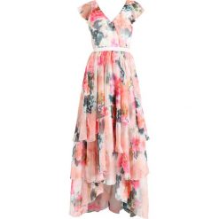 Długie sukienki: YAS YASPALLIDA DRESS Długa sukienka deep sea coral/multicoloured