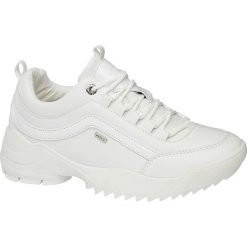 Sneakersy damskie MEXX białe. Białe sneakersy damskie Mexx, z materiału. Za 299,90 zł.