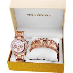 Vera Verona damski zestaw zegarek z bransoletkami MWF16-031C. Zegarki damskie Vera Verona. Za 319,00 zł.