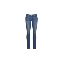 Jeansy skinny Diesel GRACEY. Niebieskie jeansy damskie Diesel, bez wzorów, z jeansu. Za 559,20 zł.