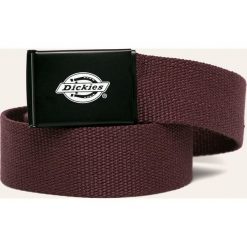 Dickies - Pasek. Brązowe paski męskie Dickies, w paski, z poliesteru. Za 89,90 zł.