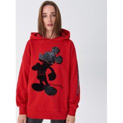 Bluza Mickey Mouse - Czerwony. Czerwone bluzy damskie House, s. Za 99,99 zł.