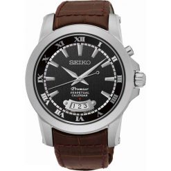 Zegarki męskie: Zegarek męski Seiko Premier SNQ149P1