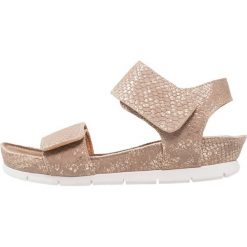 Sandały damskie: Ca’Shott Sandały na koturnie vibero beige/gold