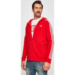 Adidas Originals - Bluza. Czerwone bluzy męskie adidas Originals, s, bez wzorów, z elastanu, z kapturem, bez rękawów, z kapturem. W wyprzedaży za 249,90 zł.